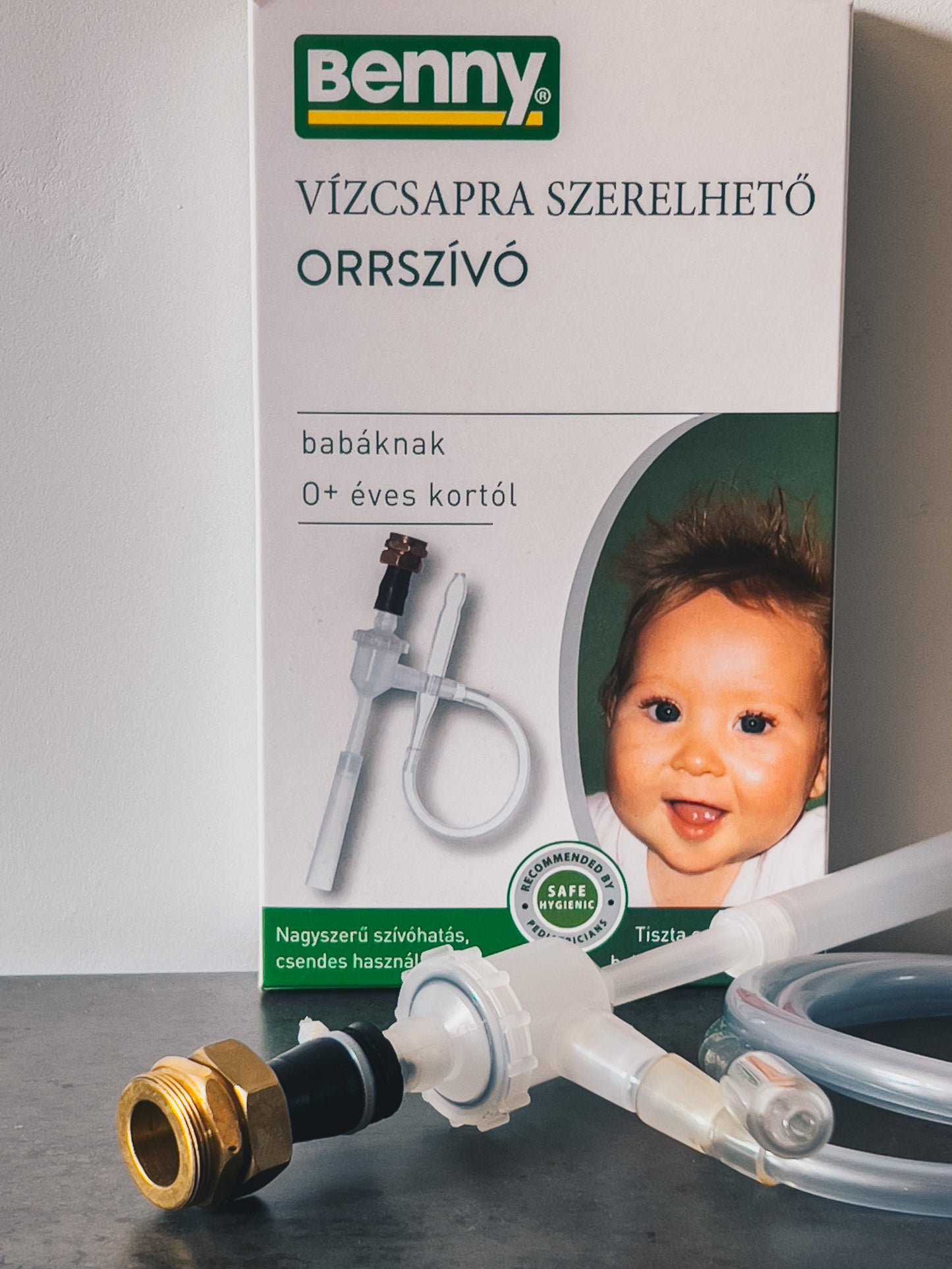Vízcsapra szerelhető orrszívó
